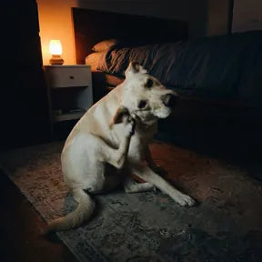 Dog scratching at night